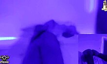 Stacxxxs presents blue light special with transsexual anal