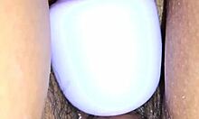 close-up of latina milf wife