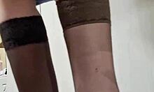 teen elza kom dominates with feet and strapon in bdsm play