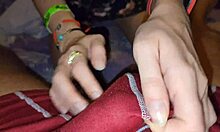 I watch her feets while she's sucking me off