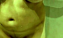 my step sister lets me watch her shower, loves being watched