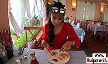 Polly wants dessert on big white cock?