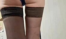 teen elza kom dominates with feet and strapon in bdsm play