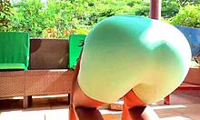 stepdad finds me doing yoga and licks my dripping pussy