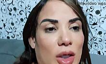 Milf Shows Big Pussy to Cousin in Shorts