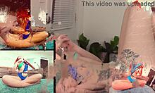 Scarlett Mae laughs and kisses in photoshoot