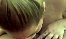 In the park, she swallows my cum