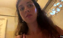 She asks, 'Want to see me eat a burger with cum on my face?'