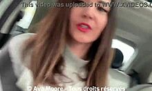 Ava Moore films the trucker's balls in his cabin with Glory Zavatrash in reality porn scene