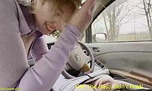 Teen Beauty In Car Adventure