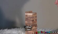 Girlfriends Lesbian Brunettes Play Fisting Game