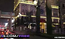 Sin city seduction with demi rouge - hot vegas blowjob & big nipple action, sucking cock pov with deepthroat and cum in mouth.