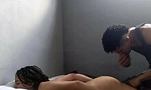 no more rooms at the hotel, so i have to share a bed with my stepsister