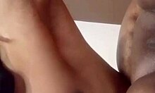 Amateur Shaved Pussy Teases With Monster Cock