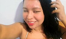 Latina wife humiliates cuckold husband with dirty talk