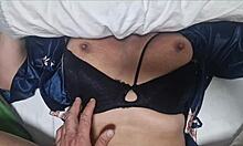 I feel aroused as he records me