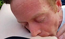 Foot job and pussy gushing good time