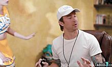 Who anal fucked petite blonde teens khloe and kyler?