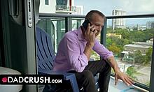 Loving Stepdad Tries To Discipline Naughty Stepdaughter But Feels Arousal