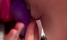 latina with big ass squirts during anal play