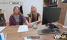 Vip4k hot blonde zlata shine cheats on girlfriend with big boss