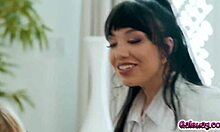 Little Pucks Visits Friend Kelsy Kane For Examining That Turns Into Hot Energetic Sex