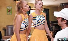 Who anal fucked petite blonde teens khloe and kyler?