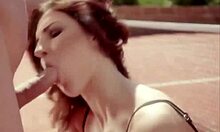 Tasting that hot cumshot from the redhead milf 😋