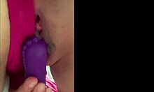 latina with big ass squirts during anal play