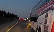 Returning from vacation, friend invites us to watch his whore getting fucked in the house corner