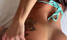 Feeling the passion as hot baby in bikini does anal interview pov