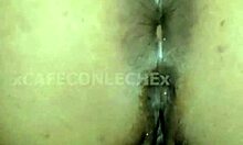 Mi jefa me ense�a a culear con su propio culo y le lleno toda la panocha de semen 😈