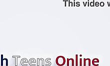 Tight teen pussy fucked hard by older guy!