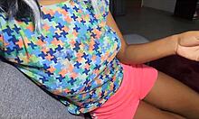 El Sexo M�s Dulce De La Hijastra ~ Tayler Fanny ~ Fantasy Dom�stico ~ Scott Stark - Hijastra Pone Preservativo Con La Boca Y Se Lo Traga