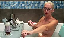 i bathe with stella e01 pussy shaving and body shaving milf stella