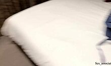 Stepmother and son share a hotel bed