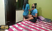 Juicy 18 year old skinny desi girlfriend fucked by indian hunk - rough doggystyle and creampie