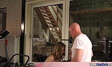 candice is doin a workout but she's too sexy for me