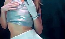 Bonneyuwu Drinks Pee From Bottle In Pantyhose Skirt