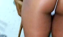 my sister-in-law shows me her pussy while i just wanted to watch the corinthians game