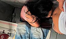 Married seamstress makes client's dick hard