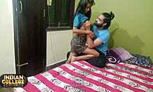 Juicy 18 year old skinny desi girlfriend fucked by indian hunk - rough doggystyle and creampie