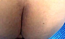 i love fucking this milf's big ass in the pool, her tight pussy dripping wet