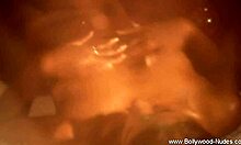 zooming in on her indian face while dancing