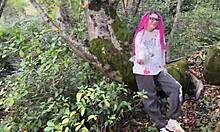 Outdoor Forest Rough Sex And Spanking Teen Girl Pussy Fucked Cummed In Mouth And Squirted!