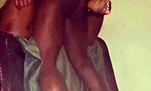 Big black cock makes thick stepmom cum hard with intense fucking and ass shaking