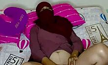 Muslim Wife in Hijab with Stepfather