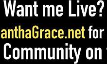 Bondage Babe Samantha Grace Pleasures Her Pink Pussy