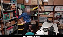 Aurora Winters Caught Shoplifting, Fucked By Mall Cop