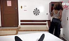 My horny stepsister sucks my dick until I fuck it hard!